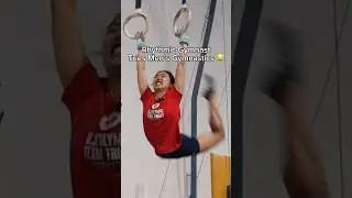 She&rsquo;s never put chalk on 😂 @elenashinohara #gymnast #gymnatics #sports #fail #fails #calisthenics