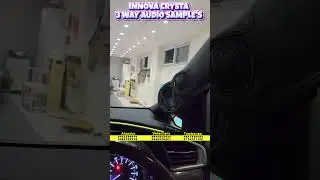 Innova Crysta 3 Way Audio | Audio Samples | Car Audio Expert | Car Accessories in Chennai #shorts