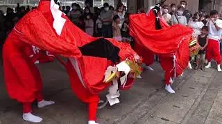 幸力丸新造船披露式　諸寄麒麟獅子舞保存会祝舞