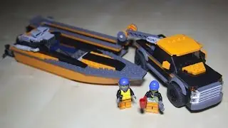 Lego City 60085 4x4 with Powerboat - Speed Build Review