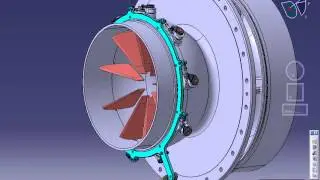 Hanwha Power Systems Compressor - IGV ASSY MOVIE