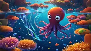 Six Jellyfish Dance in the Sea | Counting Song for Kids | Nursery Rhymes and Baby Songs