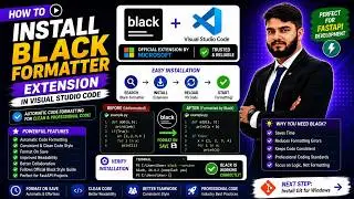 How to Install Black Formatter in VS Code for Python | Auto Format Code
