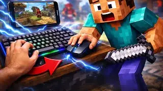 Playing Minecraft With Keyboard & Mouse for the FIRST TIME 😳🔥 | MCPE