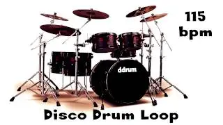 Disco Drum Loop 115 bpm