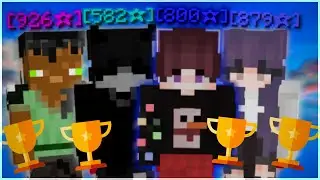 Hitting 800 Stars in Bedwars (ft. ooHugo, M0KKY_, xWichniar123)