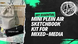Mini Plein Air Sketchbook Kit for Holiday