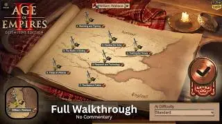 AoE2: DE - William Wallace Campaign Full Gameplay Walkthrough (Standard Difficulty)