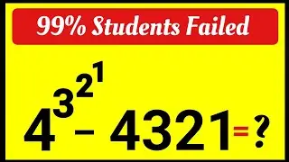 Amazing Math Problem | 99% Students Failed This? || No Calculator Allowed 📵 #maths