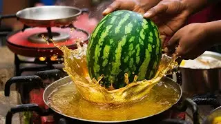 Hot oil vs watermelon experiment || तरबूज को गरम तेल में डाल दिया || #experiment #science #dhcrazy