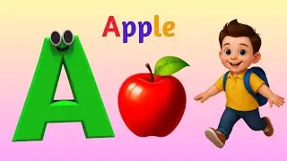 A for Apple 🍎 | Learn Alphabet Song for Kids | ABC Learning Fun | Shamir BKW voice