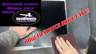 Совет по подготовке к покраске: быстрое шлифование с помощью Scotch Brite