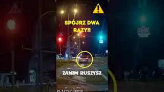 Kierowco! Sp&oacute;jrz dwa razy, zanim ruszysz! #shorts #rikordwidjo #polscykierowcy #polska #policja