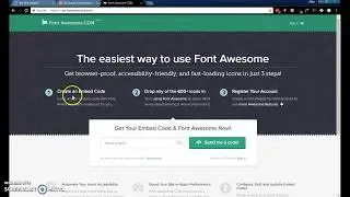 Add Font Awesome CDN to HTML5 Website.