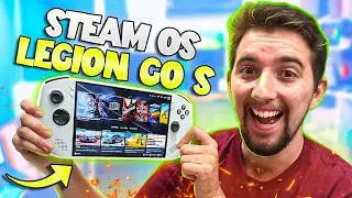 LINUX &eacute; MELHOR PARA JOGAR! Instalei o SteamOS no Legion GO S e fiquei IMPRESSIONADO!