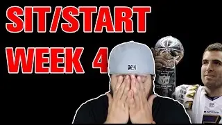 Fantasy Football Sit / Start for Week 4 - Bum's Blitz Fantasy Football