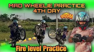 Wheelie Practice 4th day on splendor