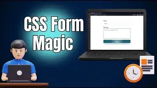 Animated Contact Form Using HTML & CSS Only  | Modern UI Design Without JavaScript