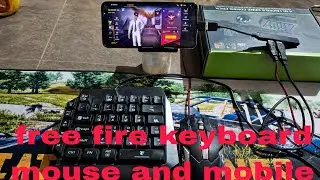 🤩 Best Keyboard & Mouse FF Mobile gaming setup 📲🖱️⌨️| whitegaming45 |#shortslive​freefire #freefire