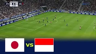 JAPAN vs INDONESIA | Qualifying tournament for the World Football Championship in the AFC | PES