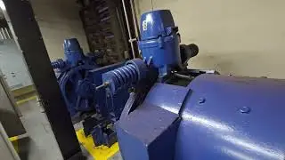 AMAZING Westinghouse/MCE Main Traction Elevator Machine Room