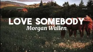 Morgan Wallen - Love Somebody (lyrics)