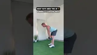 Most Guys Do This WRONG ❌ Dumbbell Clean & Press Fix