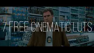 7 FREE Cinematic LUTs Pack by Rory Illidge | Premiere Pro, Final Cut Pro, ect.