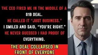 Corporate Betrayal Story: The CEO Fired Me by Email During a $1B Merger #revengestories #audiostory