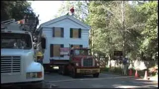 Moving the Barton Farmhouse in 2008