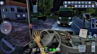 Bus Simulator Ultimate: Luxury Mercedes Bus Night Offroad Driving - Android Gameplay