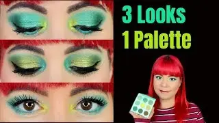 Colourpop Just My Luck tutorials | 3 looks 1 palette