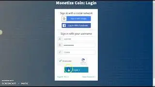 MONETIZE COIN PRE - ICO ON THE INSIDE - THE DASHBOARD!