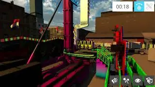 Funfair ride simulator booster maxx de voer