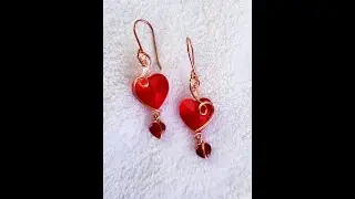 Loop Headpin Heart Earrings - Cheryl St.Pierre