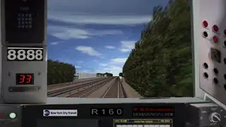 Openbve Game R160B Siemens Q train ride from Coney Island to 96th street.