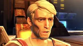 Dark Side Sith Warrior confronts Commander Rylon
