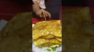 Juicy double deck burger#Malaysia streetfood#shorts