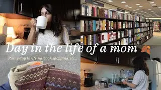 Day in the life of a mom 💌 Try on thrift haul, Barnes & Nobles, etc...