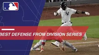 Top defensive plays from Division Series play