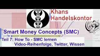 Smart Money Concepts (SMC) nach ICT lernen-Videos,Twitter,Reihenfolge, Wissensmanagement- SMC Teil 7