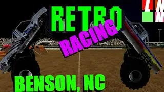 USA-1 Big Rollover Crash @Benson, NC: BeamNG.Drive Retro Monster Trucks