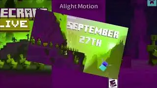 Minecraft live September 27 effects