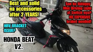 Best and Useful accessories | Best position pra sa Mini Driving light | Hrv bracket issue honda beat