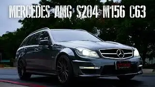 Mercedes AMG S204 M156 C63 / Stone Catted Downpipe Sound