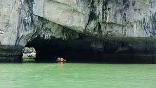 Kayaking in Ha Long Bay