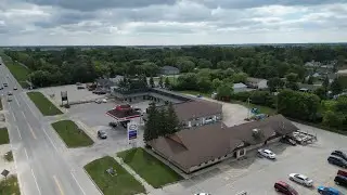 Drone View of Oakbank, Manitoba