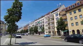 A walk between Harras and Partnachplatz, München