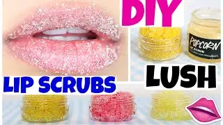 DIY LUSH LIPPENPEELINGS 👄 POPCORN, BUBBLEGUM, MINT JULIPS | KINDOFROSY