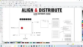 CorelDRAW Course Lec # 05 of 13 align and distribution CorelDRAW Tips & Shortcuts